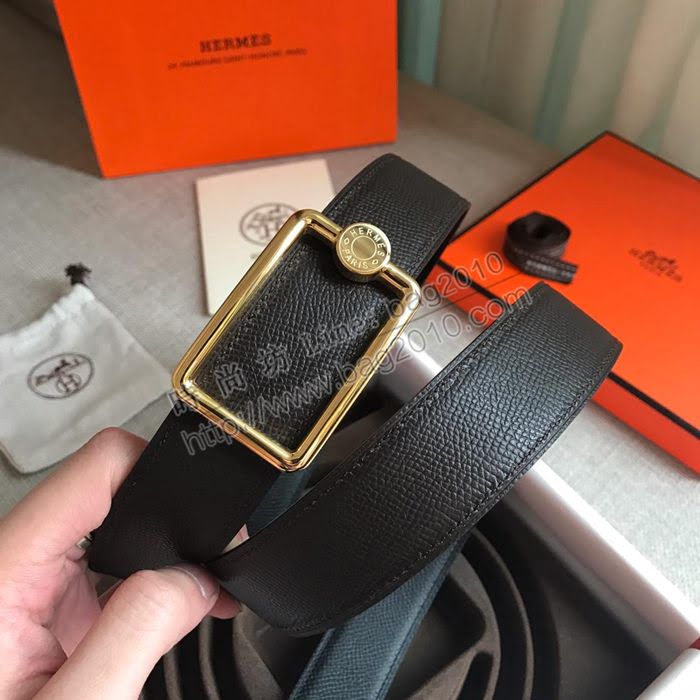 HERMES皮帶 OSCAR BUCKLE 雙面小牛皮 雙面皮帶 愛馬仕男士腰帶  hgh1901